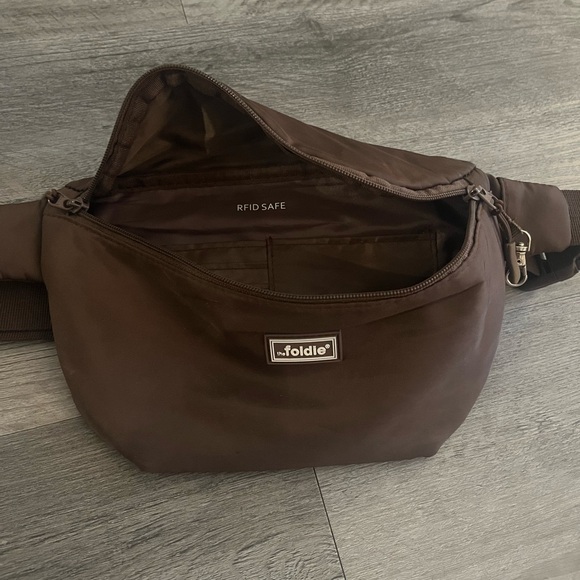 Dark Brown RFID Belt Bag - Picture 1 of 3